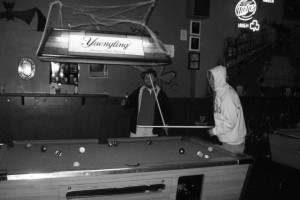 From Clancey’s Pub Facebook page: customers play pool at Clancey’s Pub on South Sandusky Street