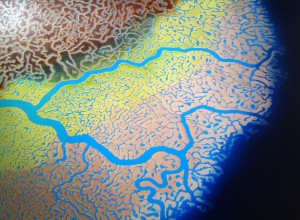 A close-up of Sabraw's titular work fixates on cells, the smallest part of our natural world. 