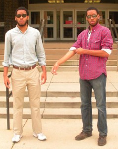 Senior twins Martin and Malcolm Clark