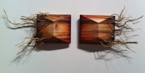 Melinda Rosenberg's "Anaphase" from her exhibit "Nature's Edge," open at the Ross Art Museum