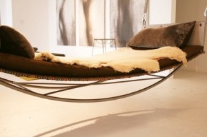“Tightrope” from Jim Zivic’s furniture exhibition at Ross Art Museum. Photo from Communications