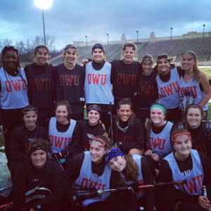 The women's lacrosse team. Photo courtesy of Coach Chelsea Huguenard.