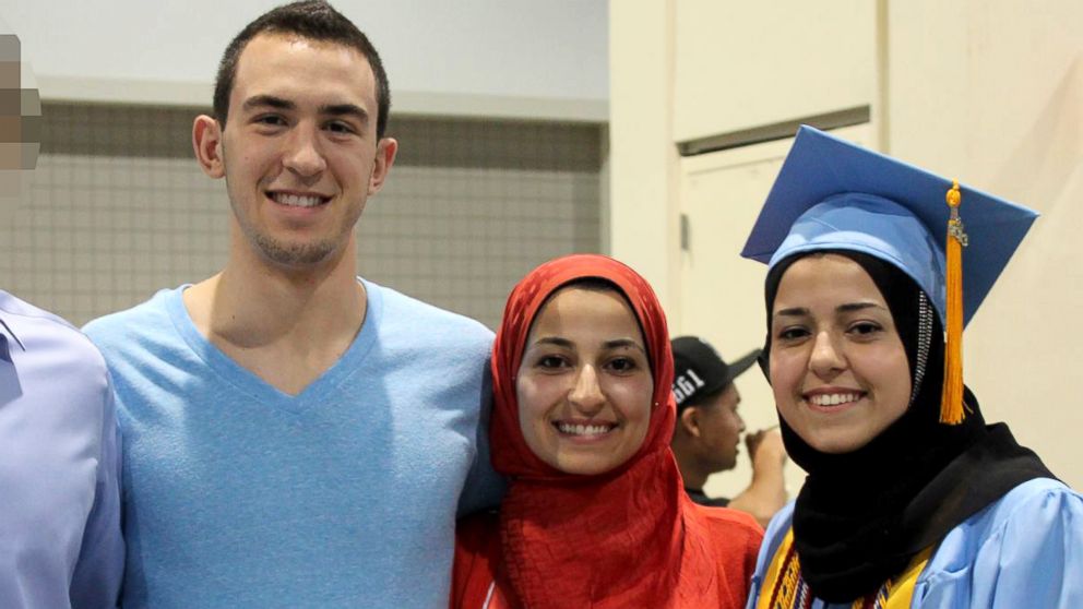In memory of Deah Barakat, Yusor Abu-Salha and Razan Abu-Salha