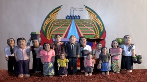 Clay figures from the film. Photo courtesy of mubi.com.