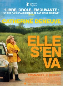 Elle S'en Va movie poster. Photo courtesy of allocene.fr.