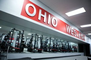 The newly re-done Edwards Gymnasium weight room. Photo by Mark Schmitter ’12.