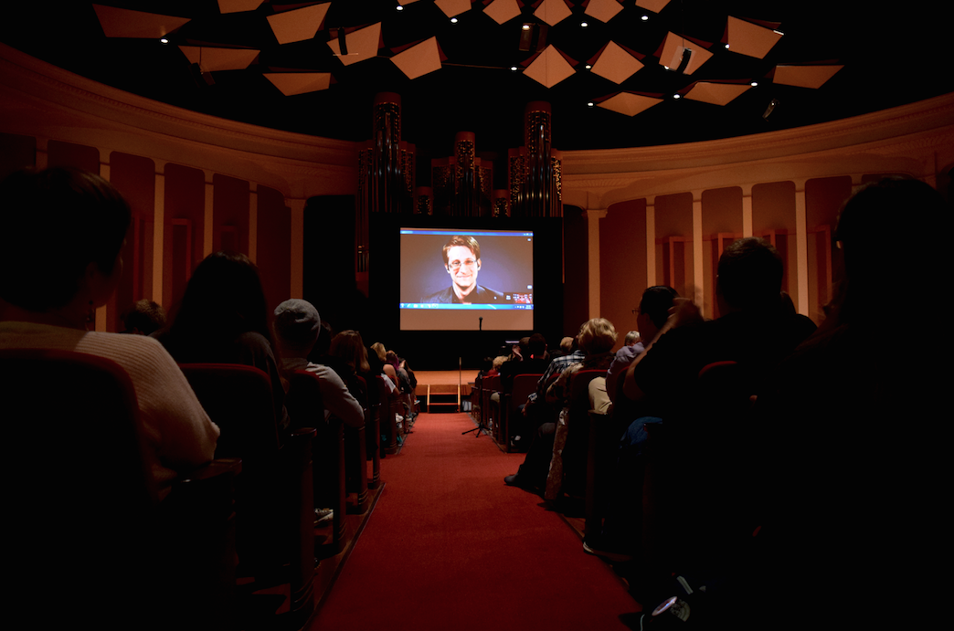 Snowden talks national security at OWU