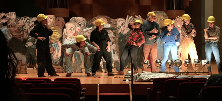 Bread & Puppet Theater feeds Gray Chapel