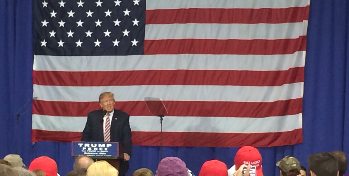 Trump rallies Ohioans at the Delaware County Fairgrounds
