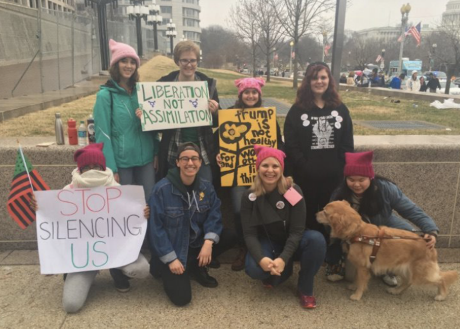 People march in solidarity