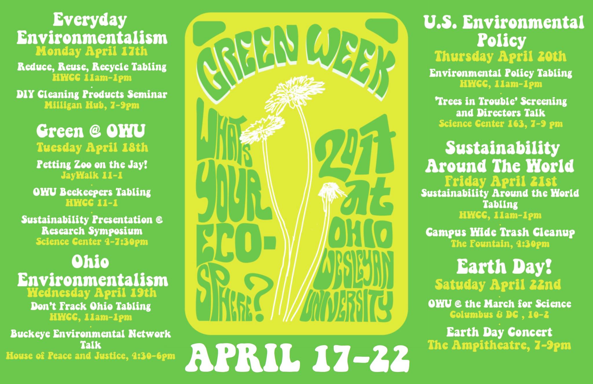 E&W Club organize Green Week