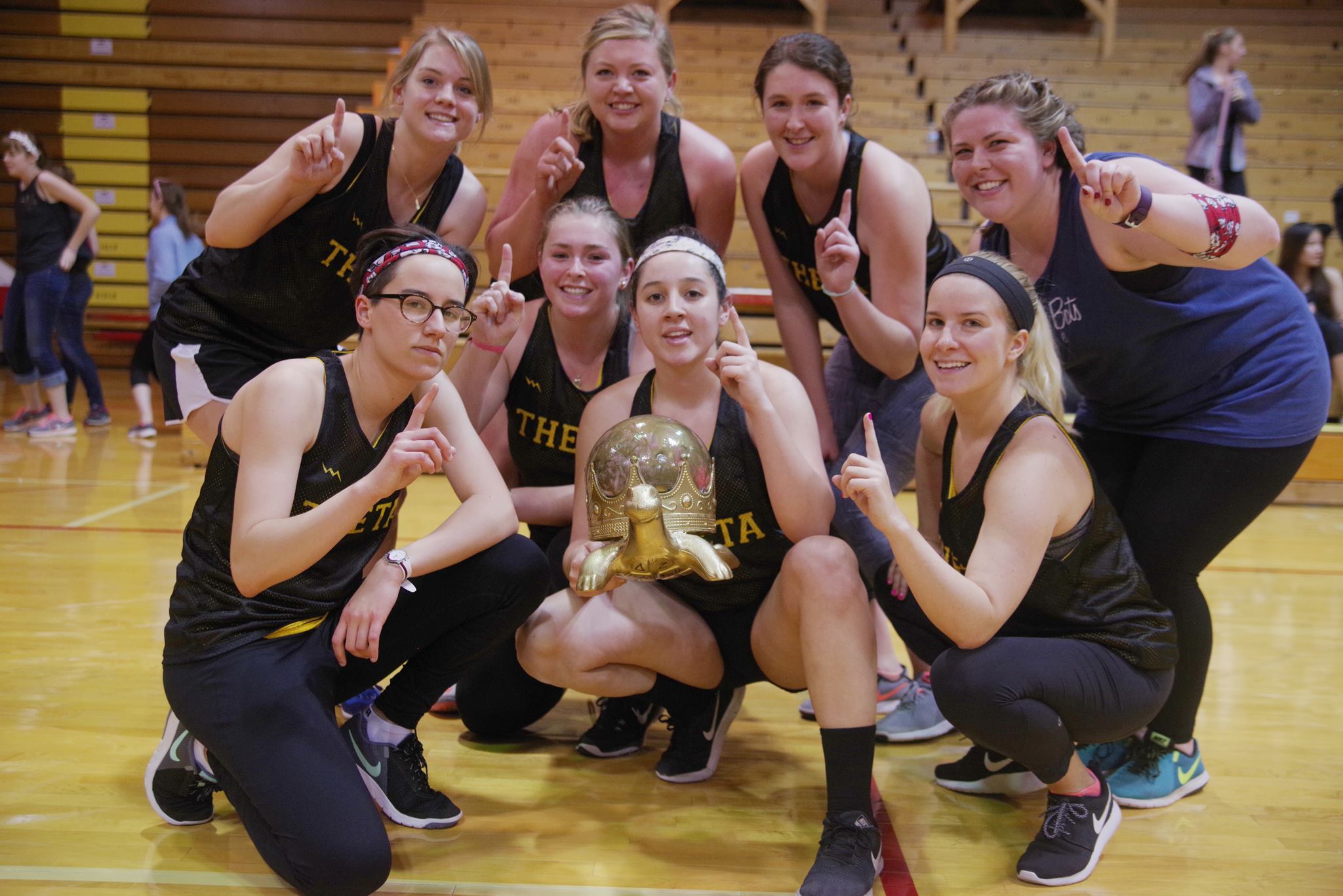 Thetas win gold at DZ dodgeball