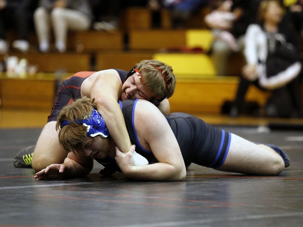 Wrestling team holds first home meet in 35 years